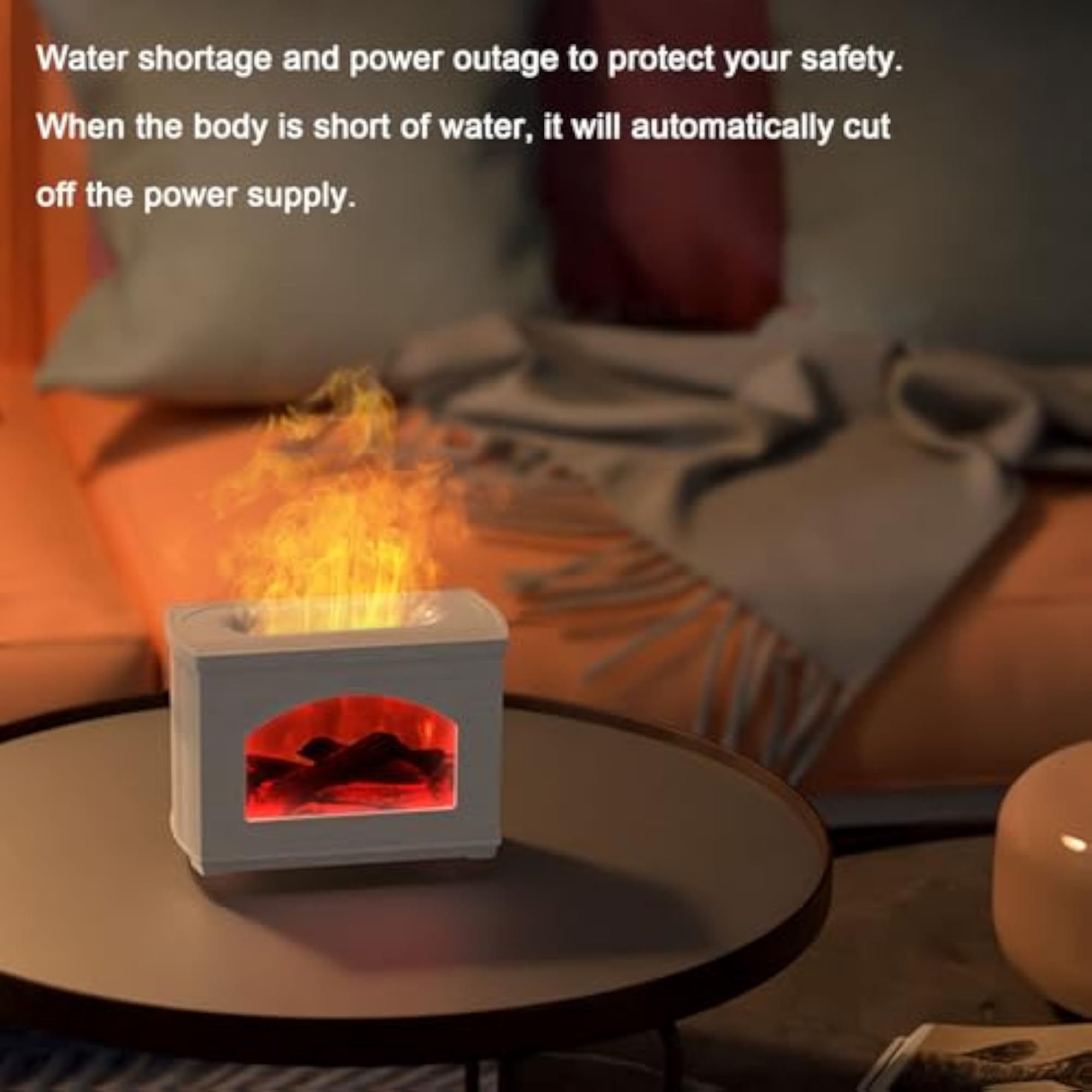 Flame Aromatherapy Diffuser & Humidifier for Large Rooms